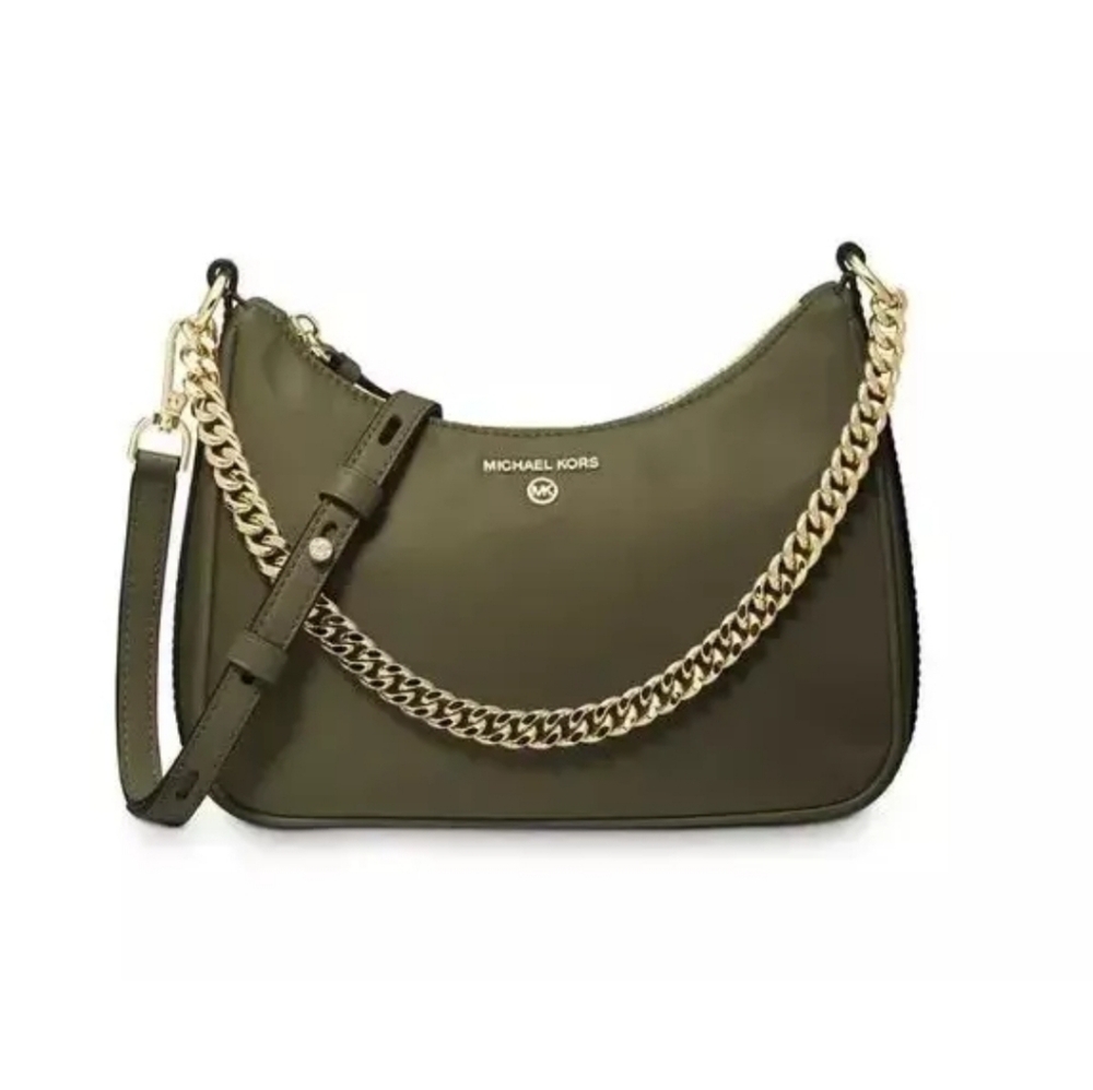 Michael Kors Jet Set Charm Medium Convertible Pouchette Crossbody